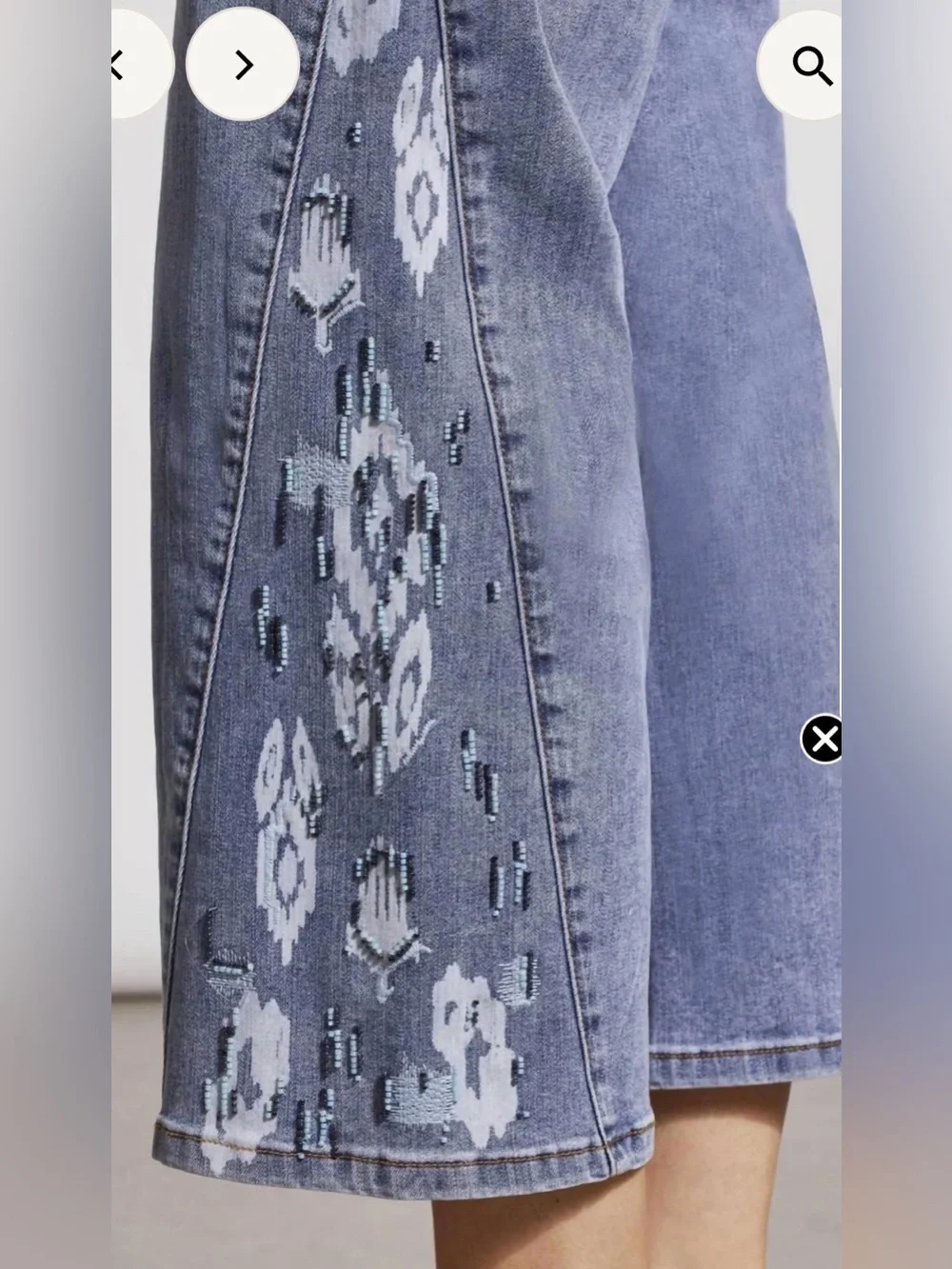 Tribal - Women's Sophia Wide Crop Pants, Size 4. - Picture 3 of 3